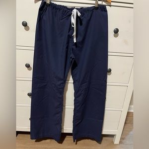 Women’s small navy blue sky scrub pants
